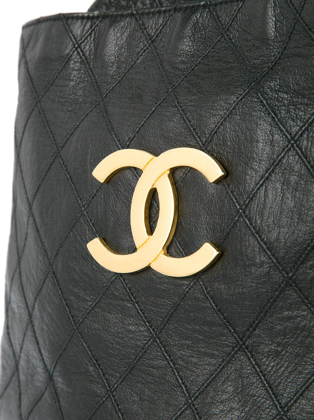 Chanel Pre Owned Drawstring Quilted Chain Shoulder Bag