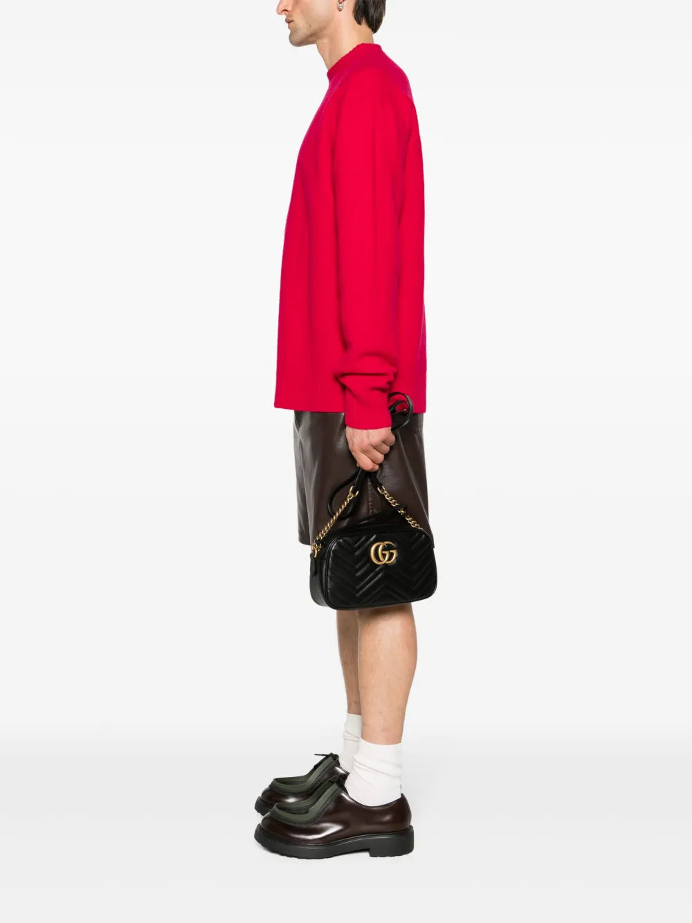 Gucci Small Gg Marmont Shoulder Bag
