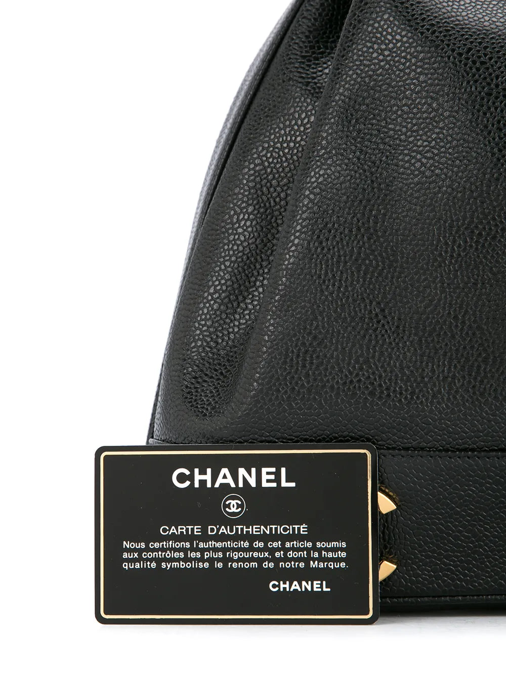Chanel Pre Owned 1994 1996 Logos Drawstring Shoulder Bag