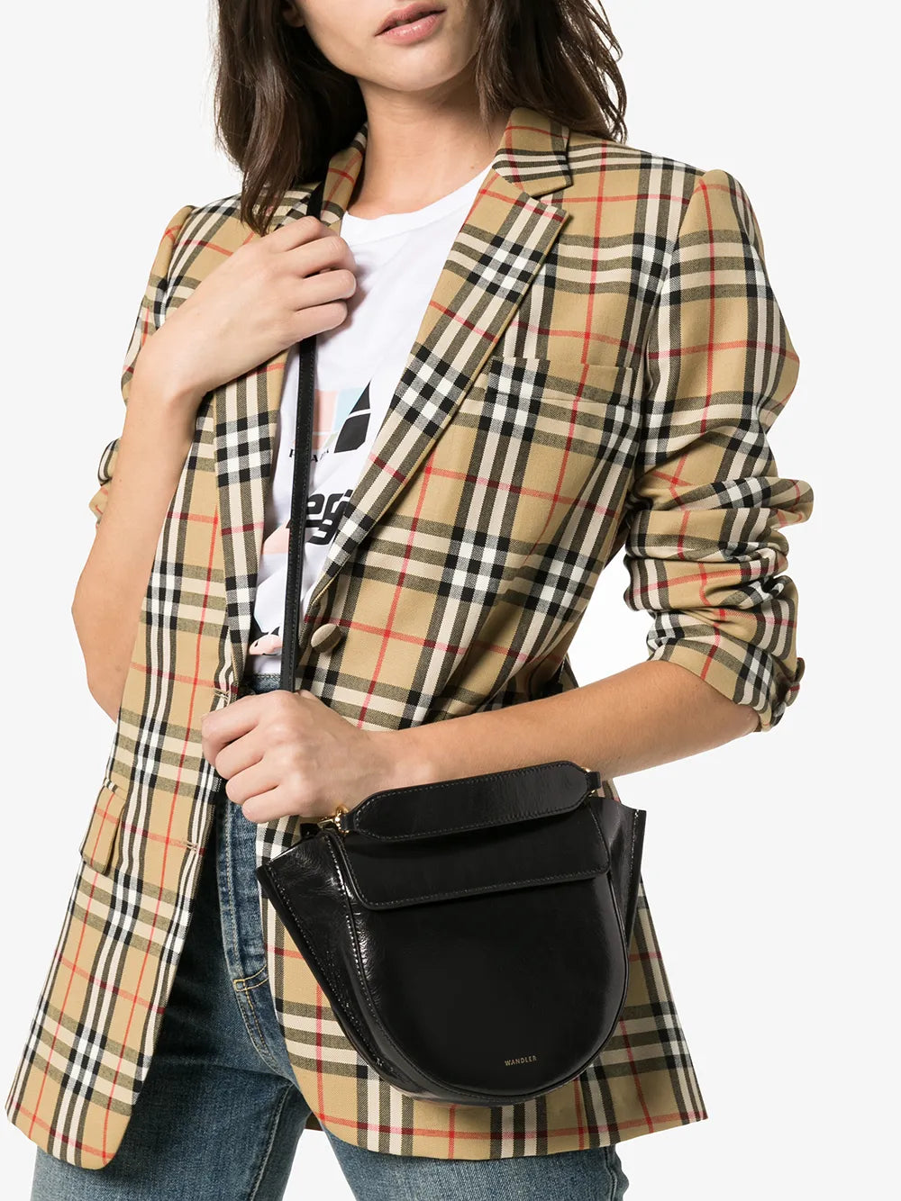 Wandler Mini Hortensia Leather Shoulder Bag