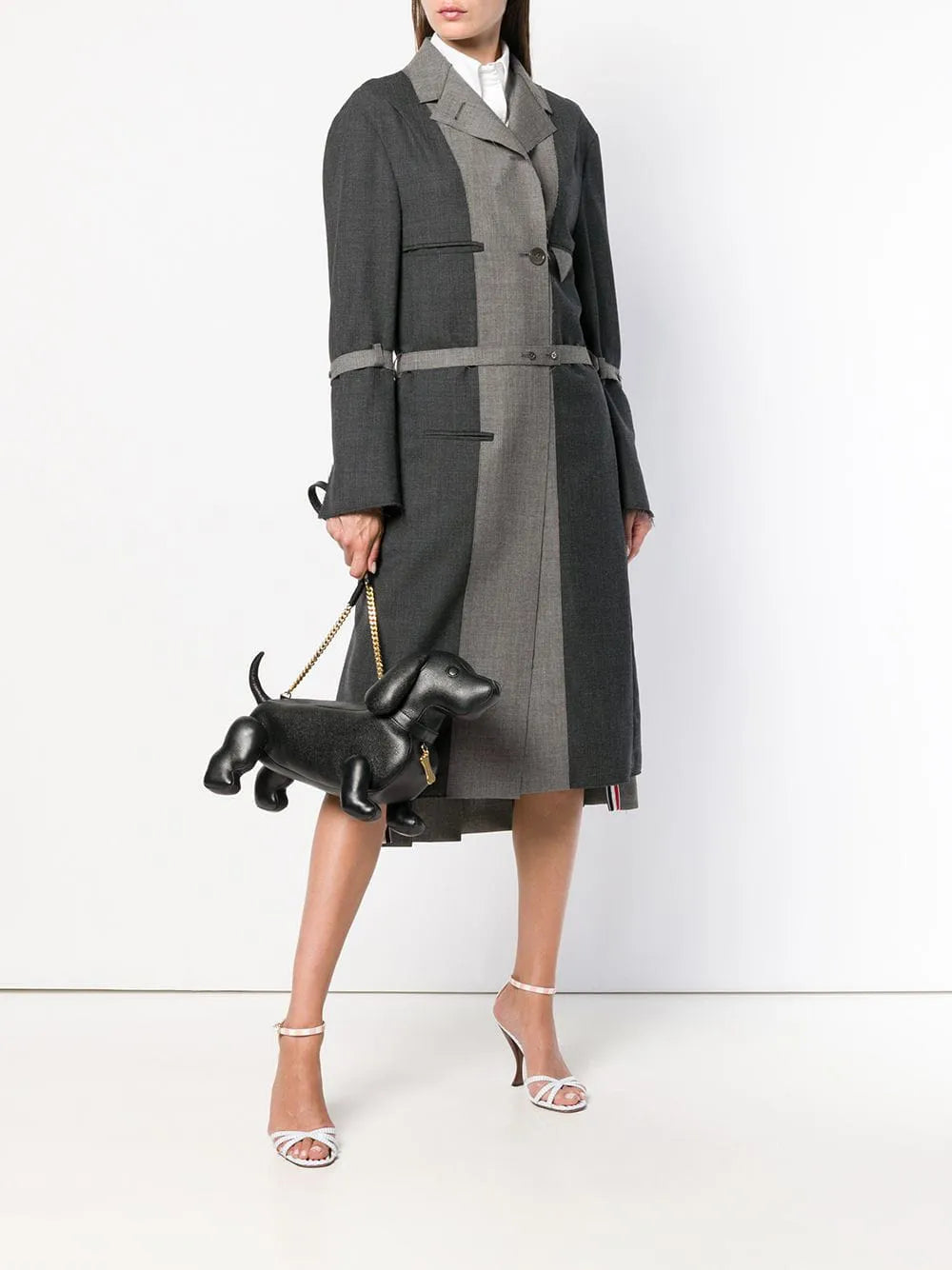 Thom Browne Hector Leather Shoulder Bag