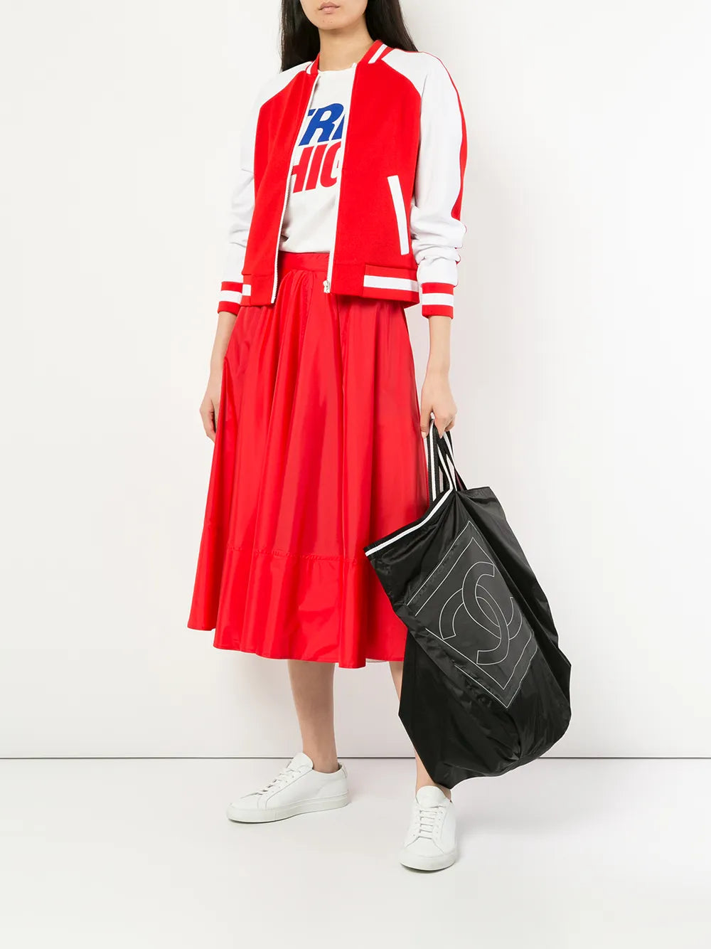 Chanel Pre Owned Sports Line Jumbo Xl Shoulder Tote Bag