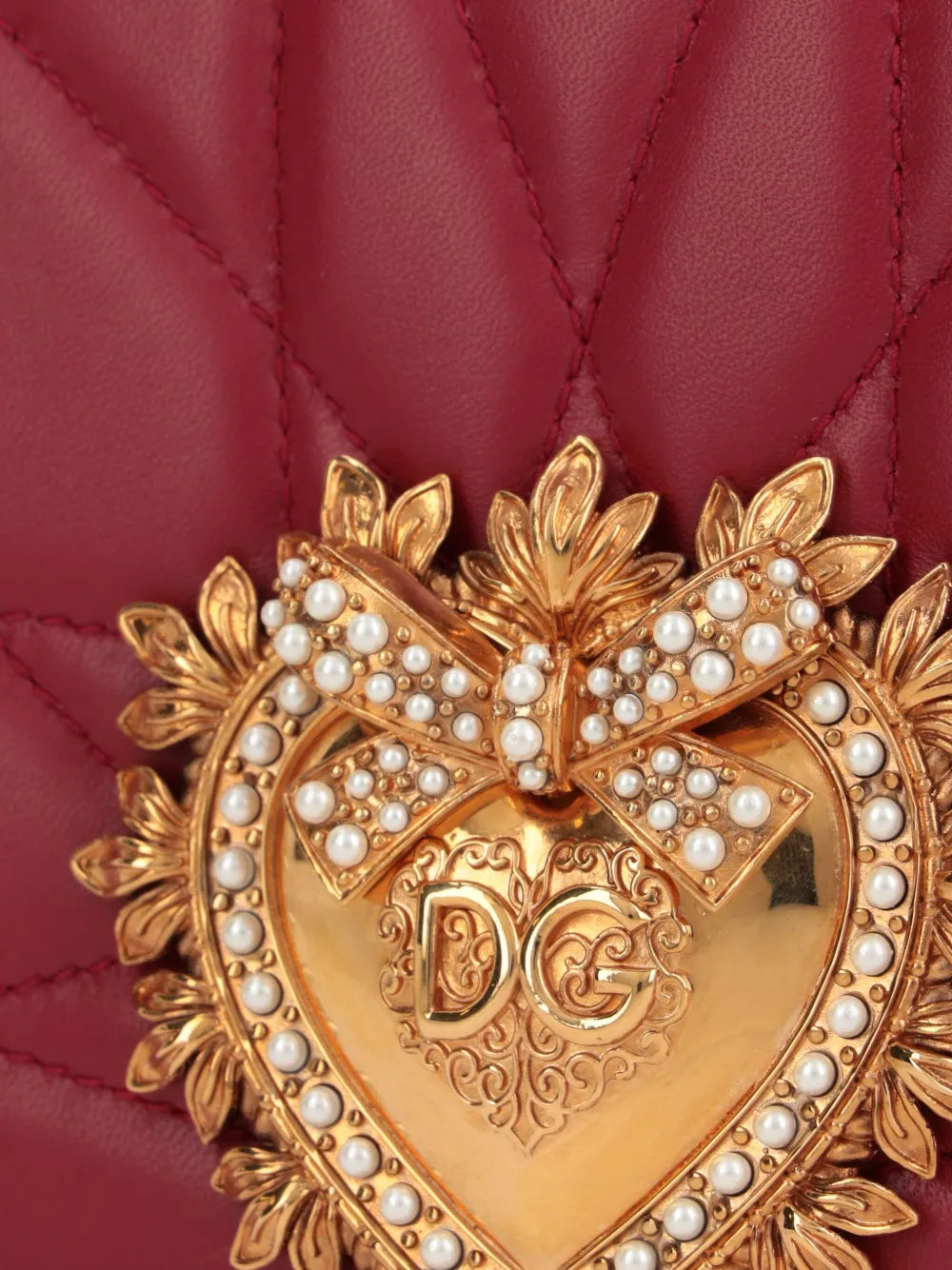 Dolce Gabbana Medium Devotion Shoulder Bag