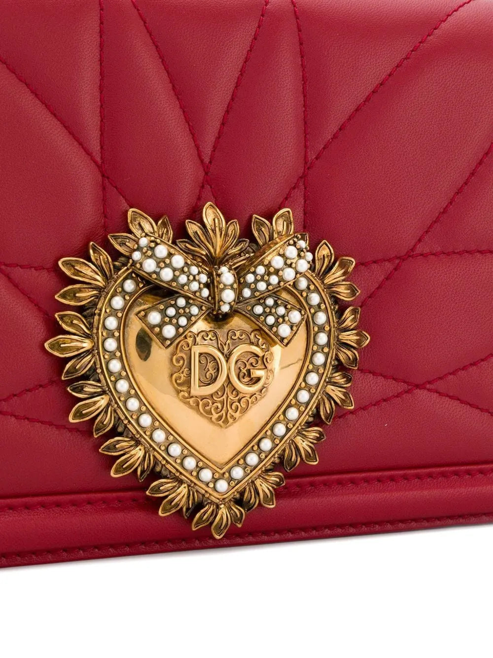 Dolce Gabbana Medium Devotion Shoulder Bag