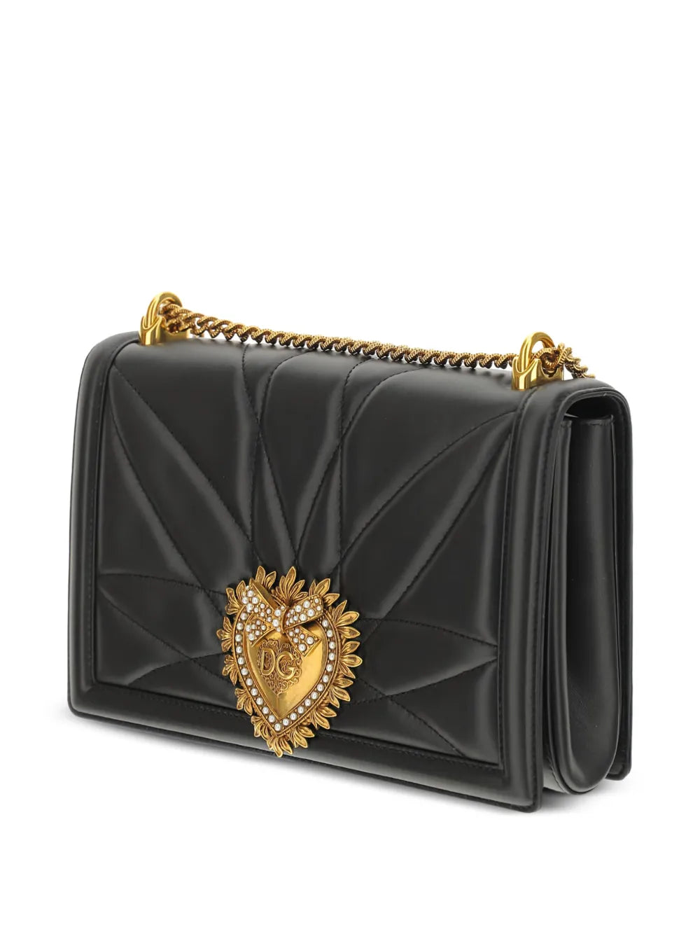 Dolce Gabbana Large Devotion Quilted Shoulder Bag
