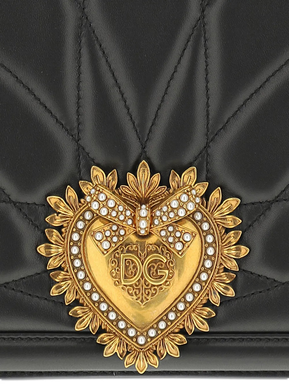 Dolce Gabbana Large Devotion Quilted Shoulder Bag