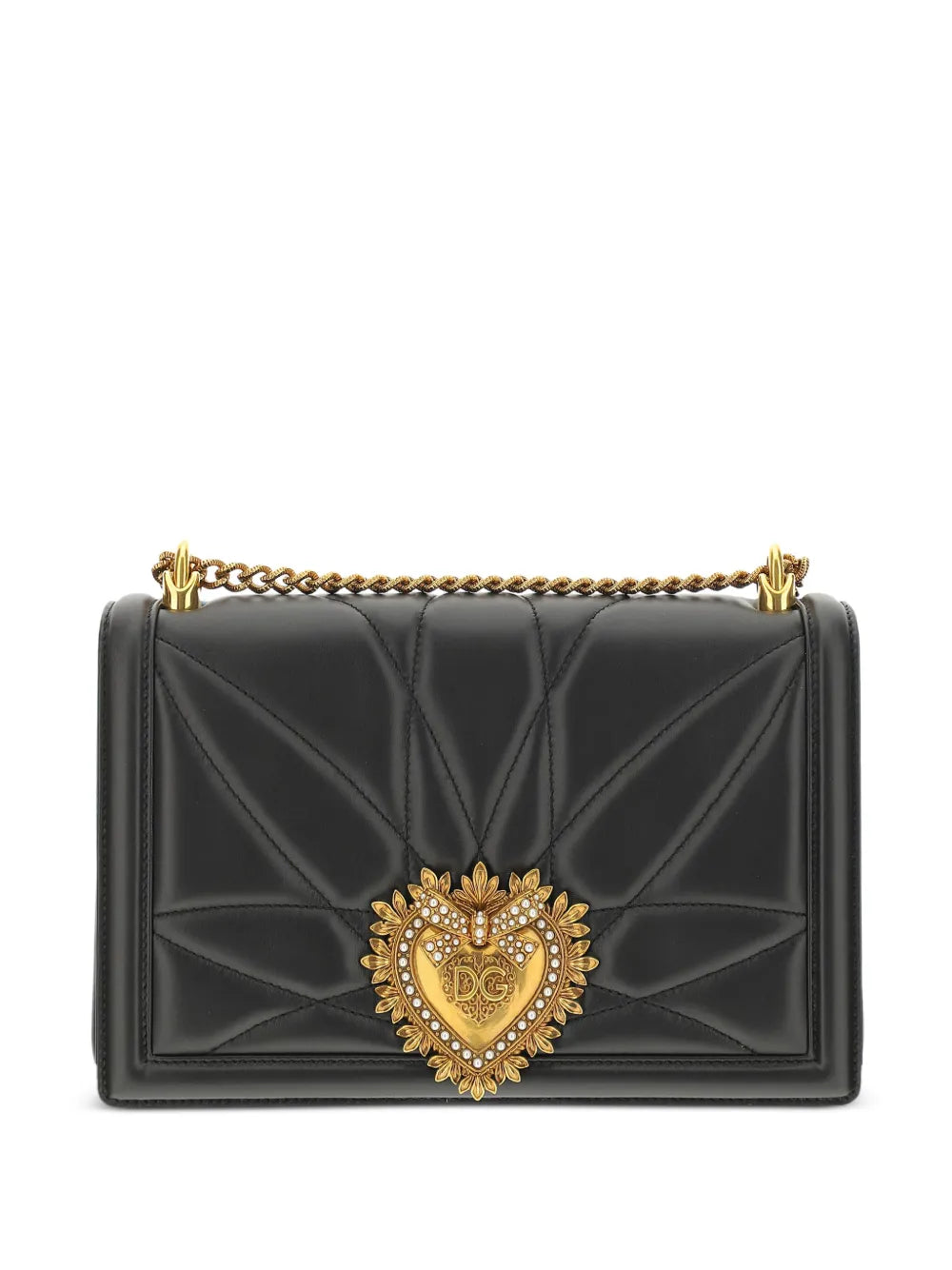 Dolce Gabbana Large Devotion Quilted Shoulder Bag