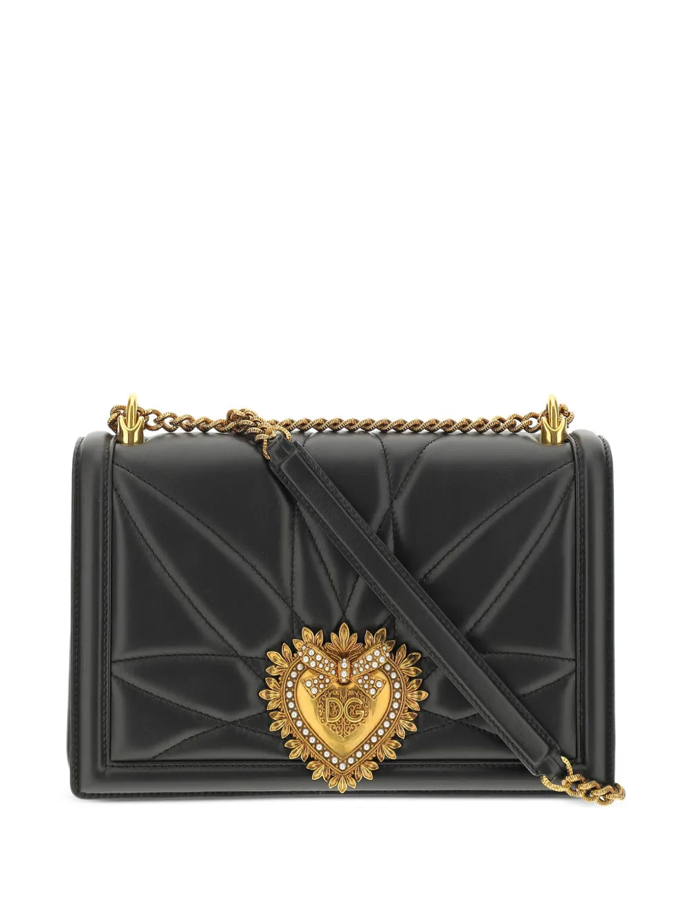 Dolce Gabbana Large Devotion Quilted Shoulder Bag