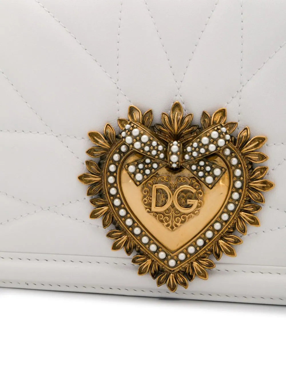 Dolce Gabbana Medium Devotion Shoulder Bag