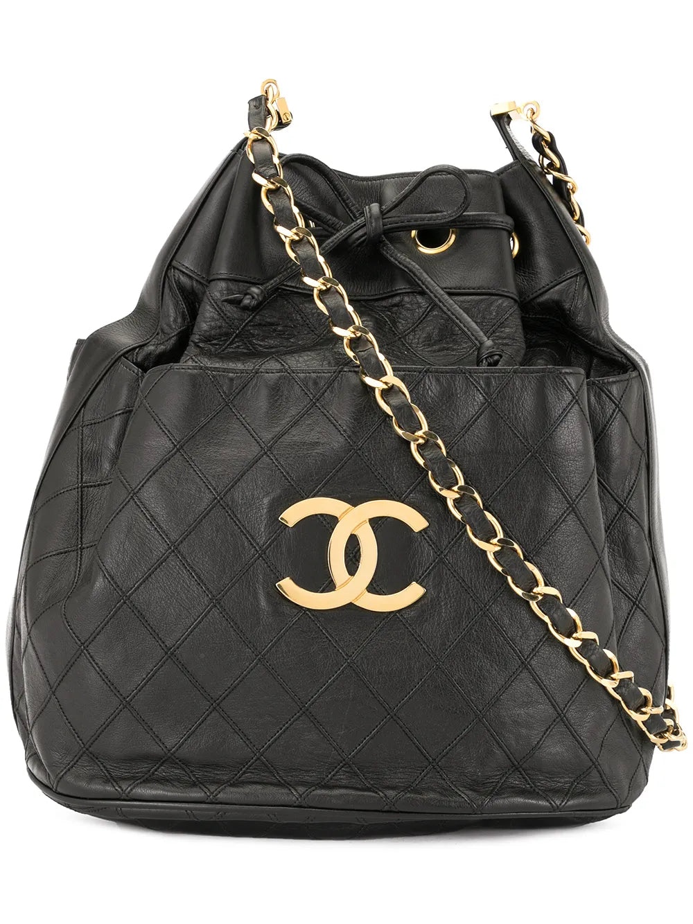 Chanel Pre Owned 1989 1991 Cosmos Quilted Cc Logos Shoulder Bag