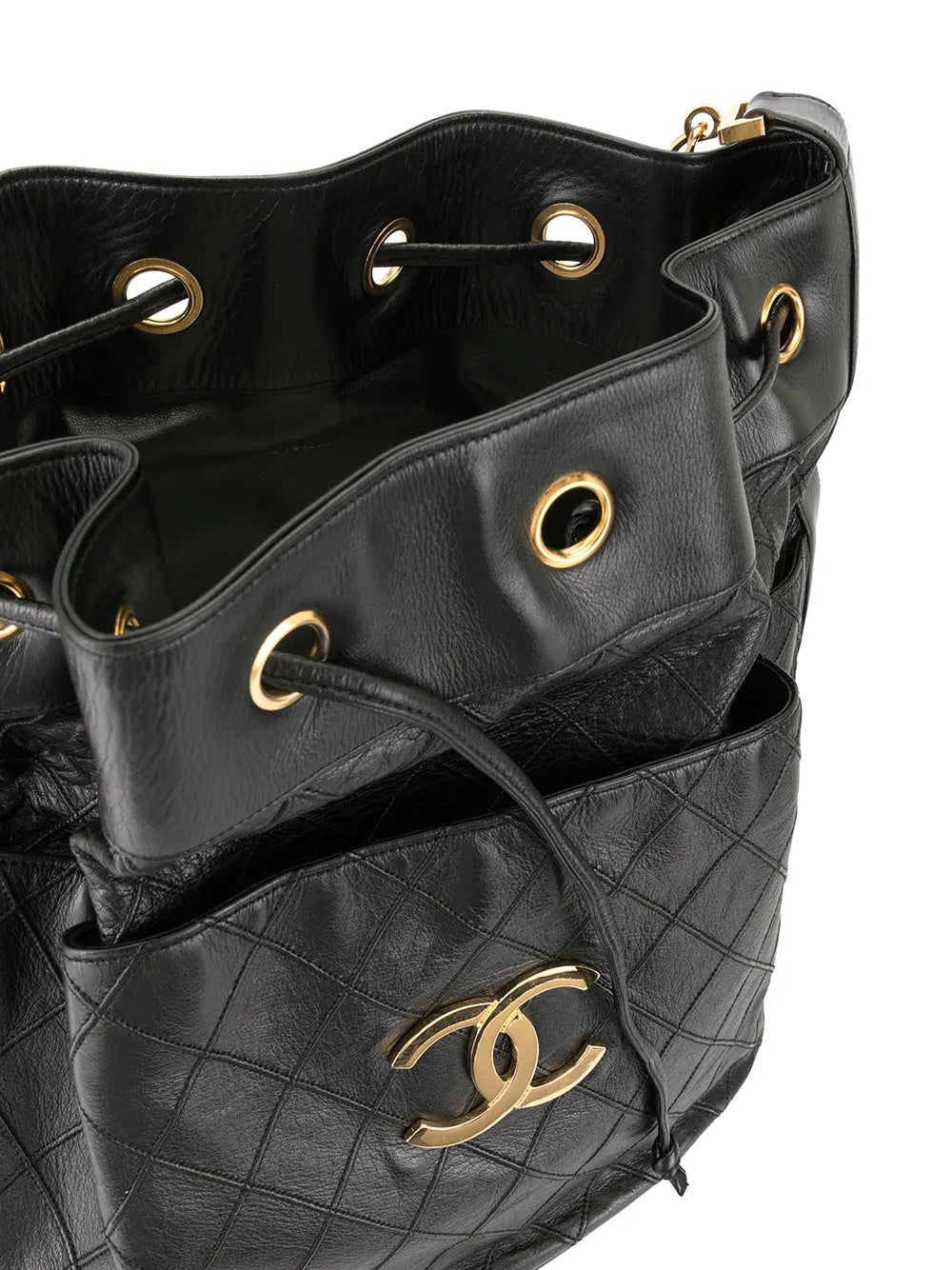 Chanel Pre Owned 1989 1991 Cosmos Quilted Cc Logos Shoulder Bag