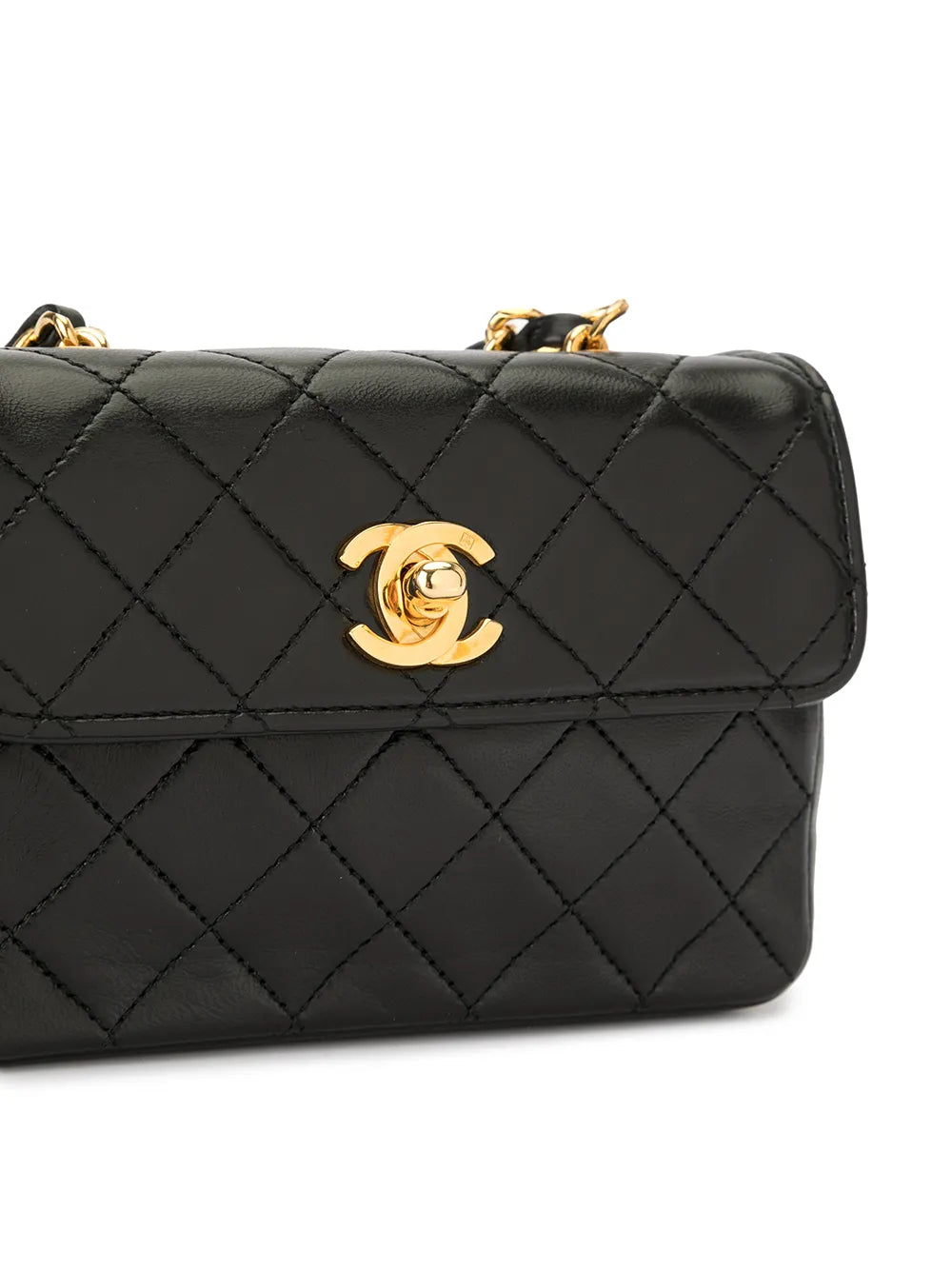 Chanel Pre Owned Cc Logo Chain Shoulder Bag