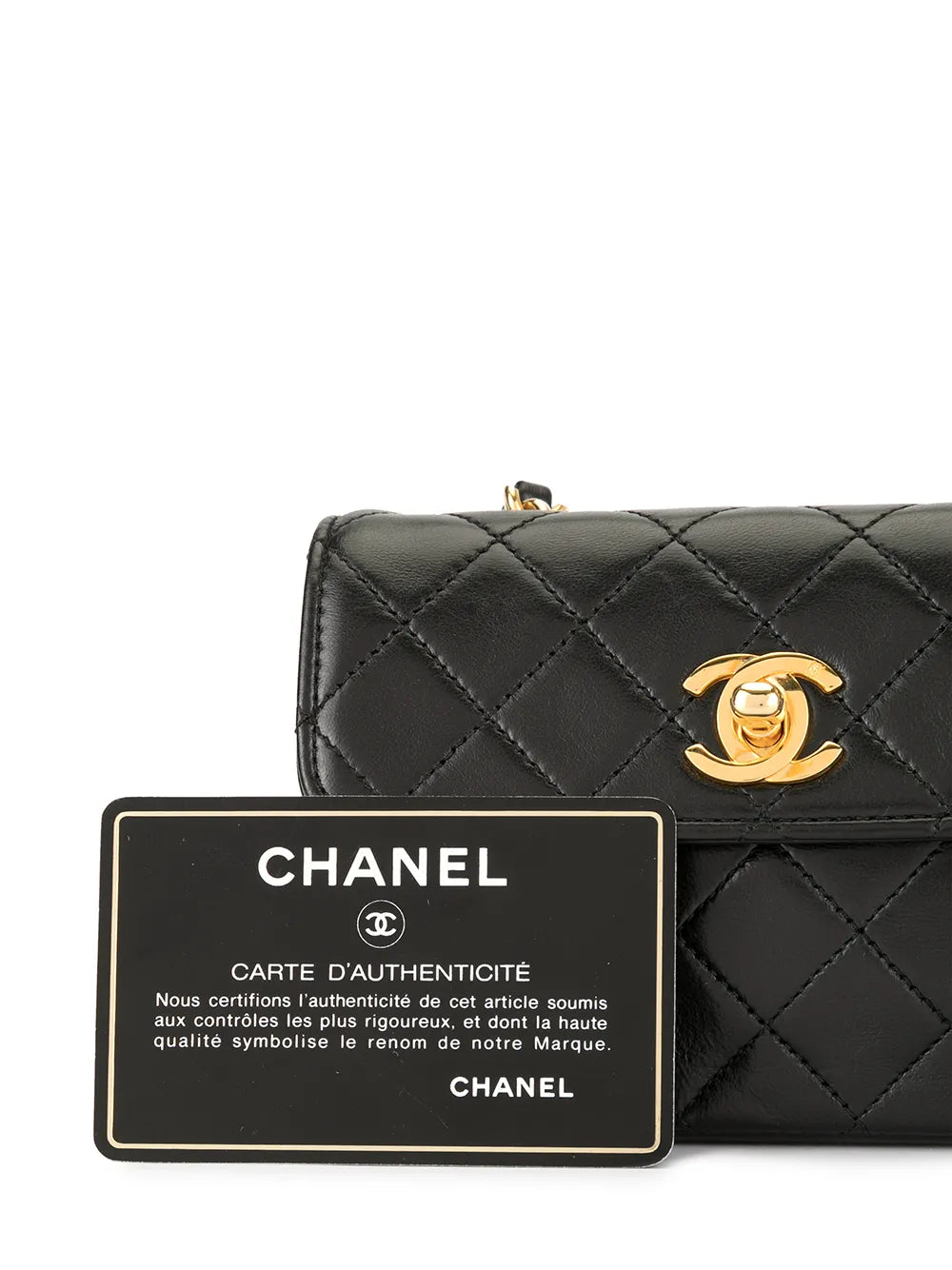 Chanel Pre Owned Cc Logo Chain Shoulder Bag