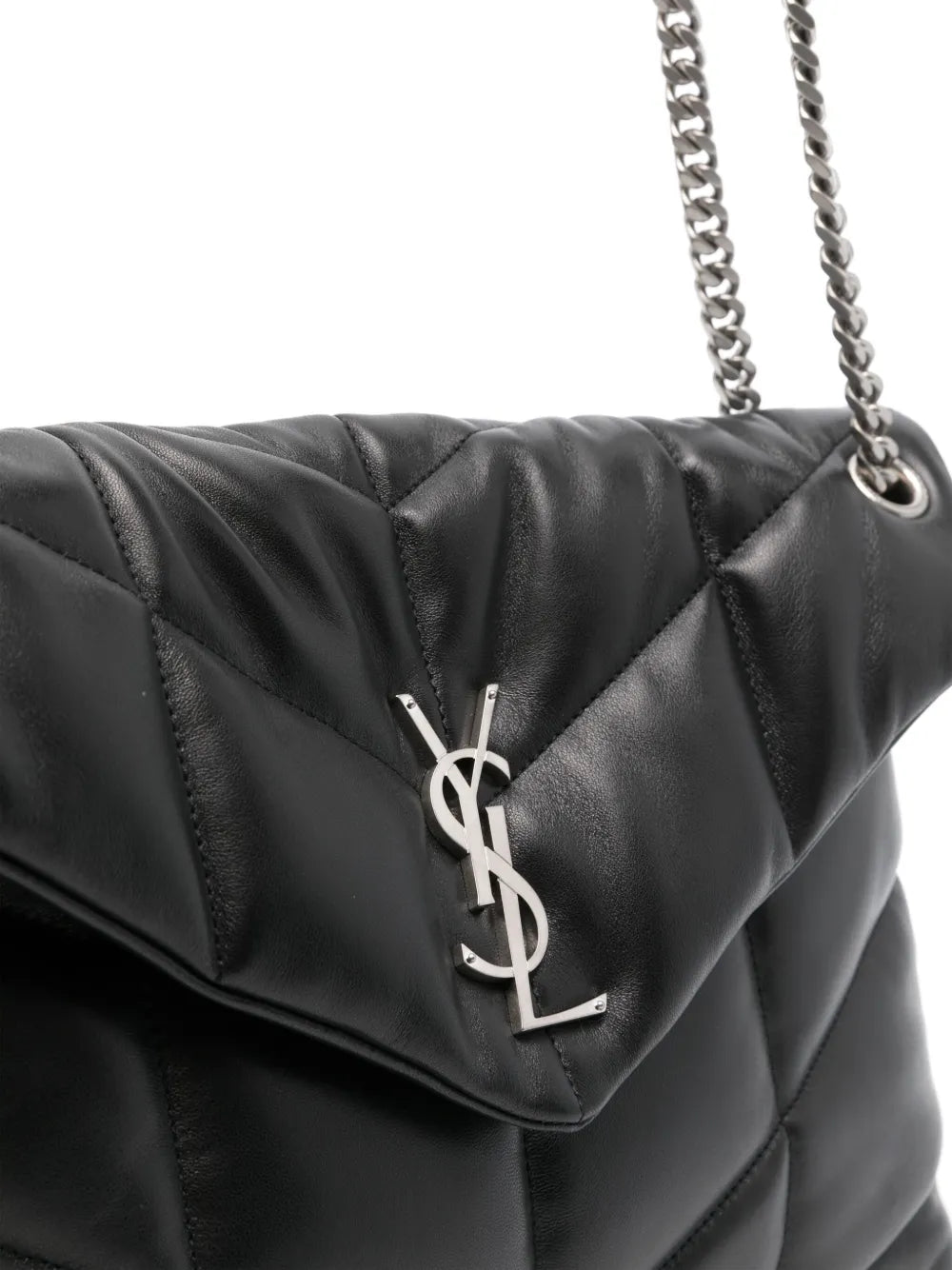Saint Laurent Medium Loulou Leather Shoulder Bag