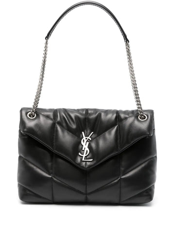 Saint Laurent Medium Loulou Leather Shoulder Bag