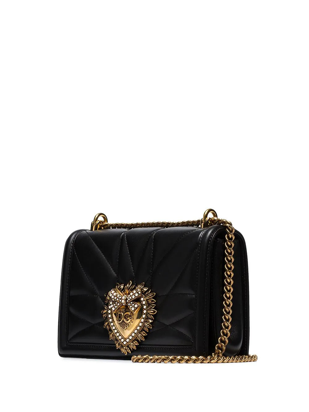 Dolce Gabbana Medium Devotion Shoulder Bag