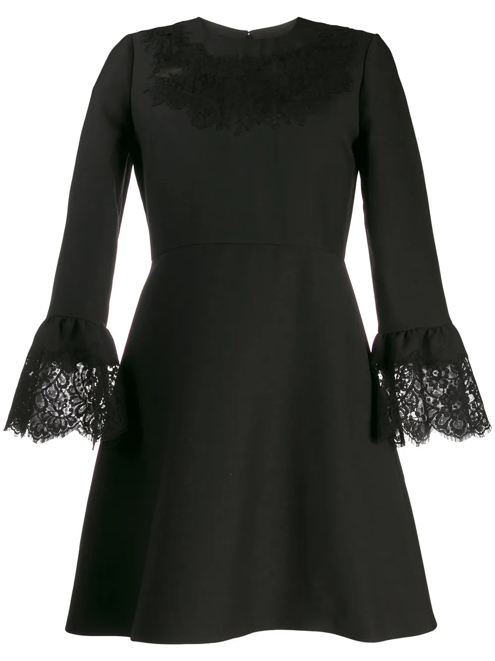 Valentino Garavani Lace Insert Short Dress