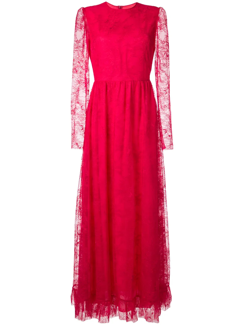 Philosophy Di Lorenzo Serafini Lace Detail Evening Dress