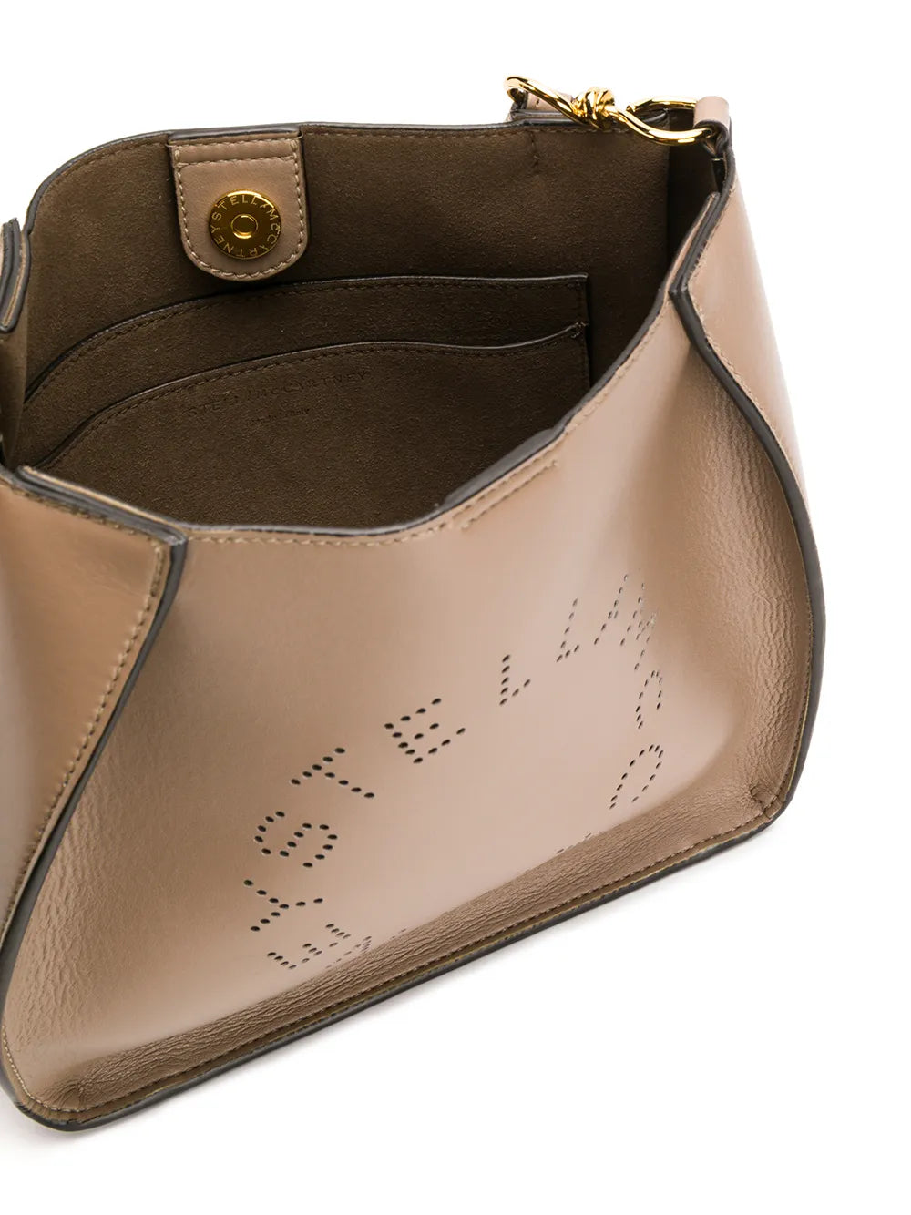 Stella Mccartney Perforated Logo Shoulder Bag