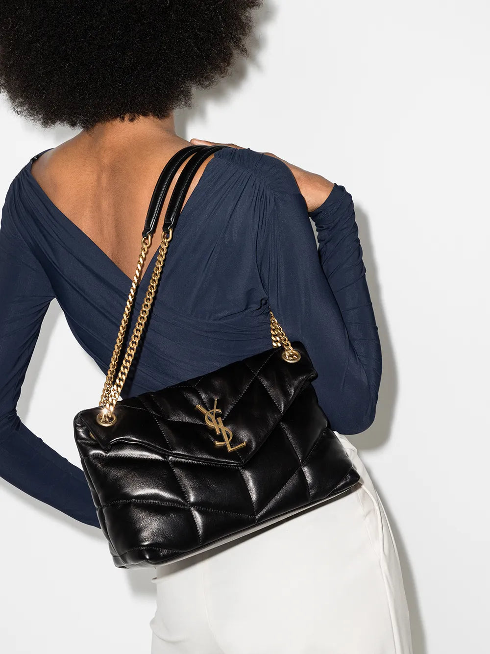 Saint Laurent Small Loulou Puffer Shoulder Bag