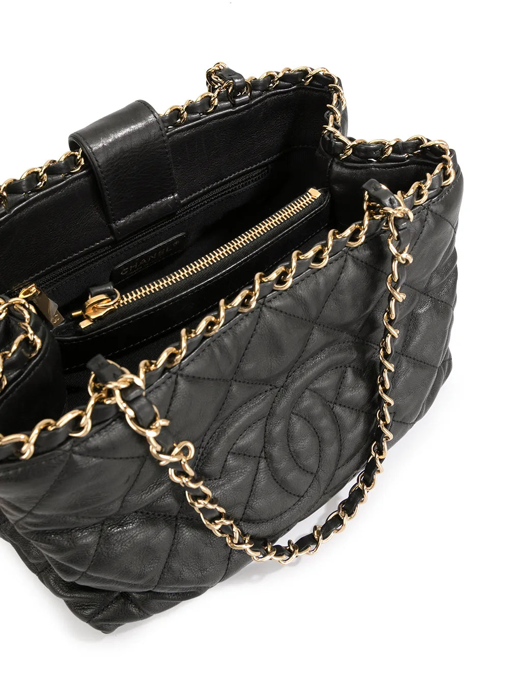 Chanel Pre Owned Small Quilted Chain Shoulder Bag