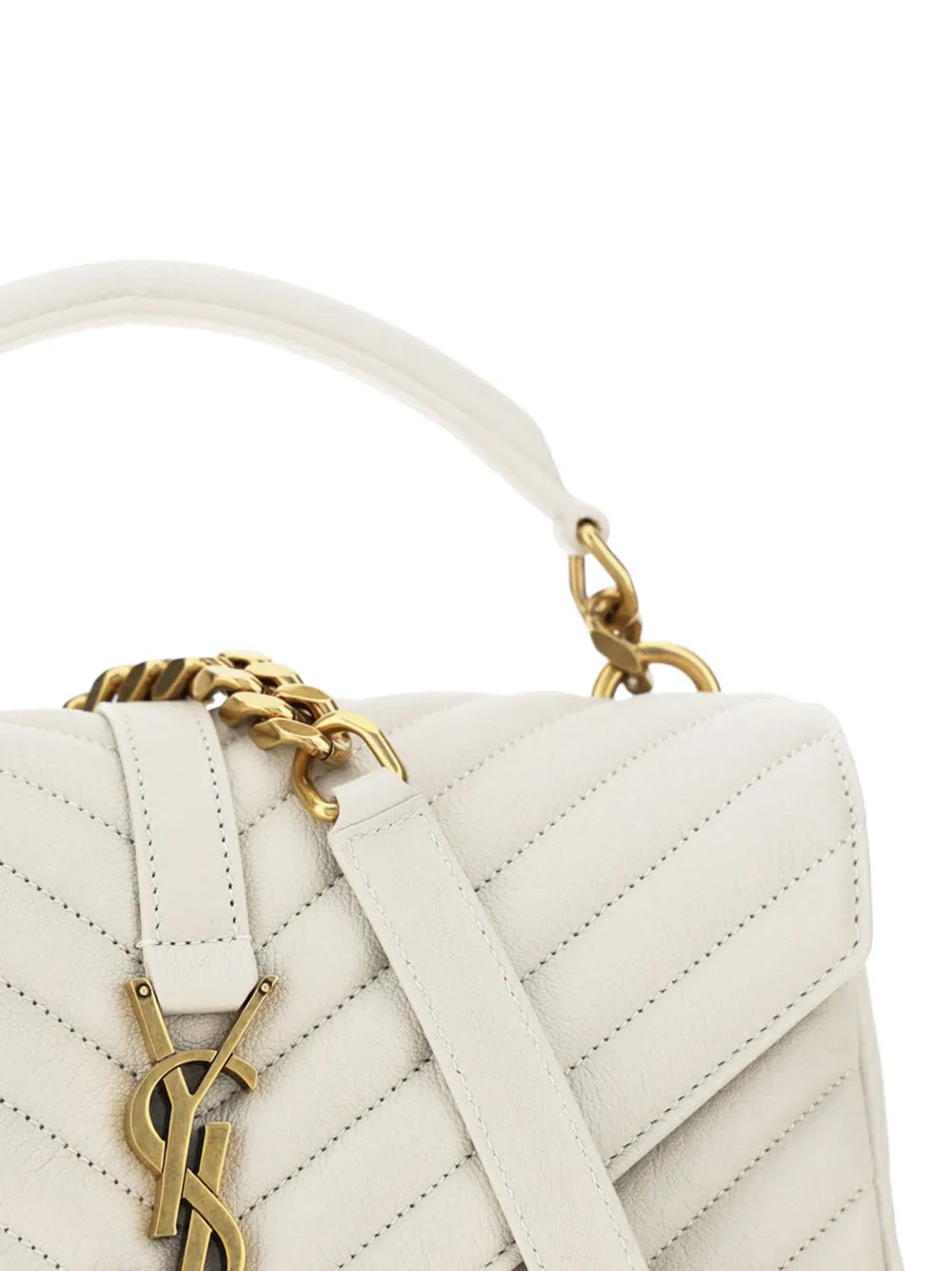 Saint Laurent Medium College Leather Cross Body Bag
