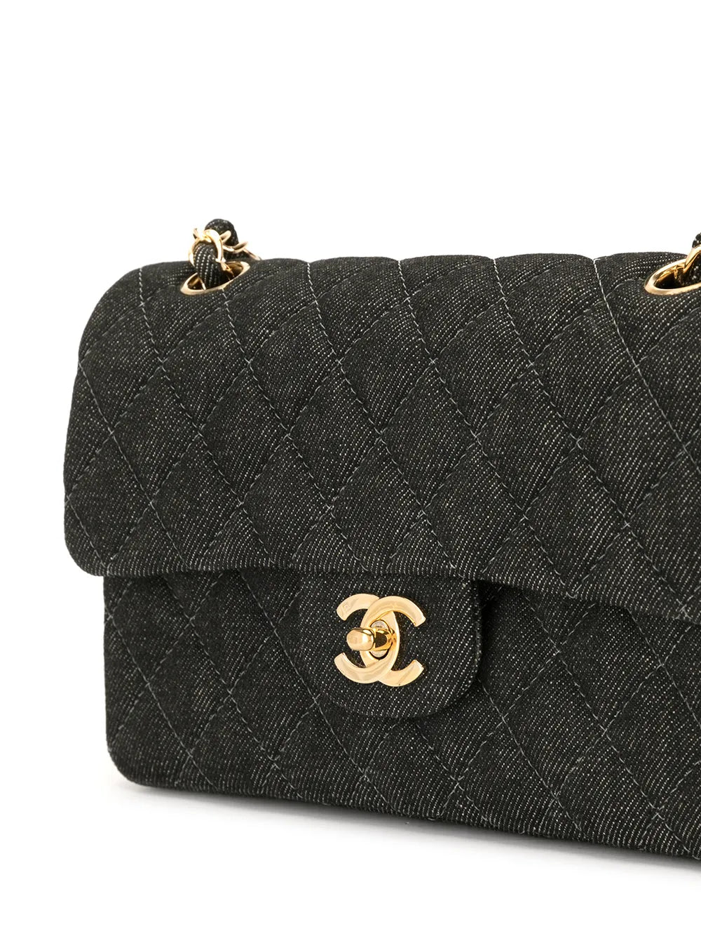 Chanel Pre Owned Double Flap Shoulder Bag