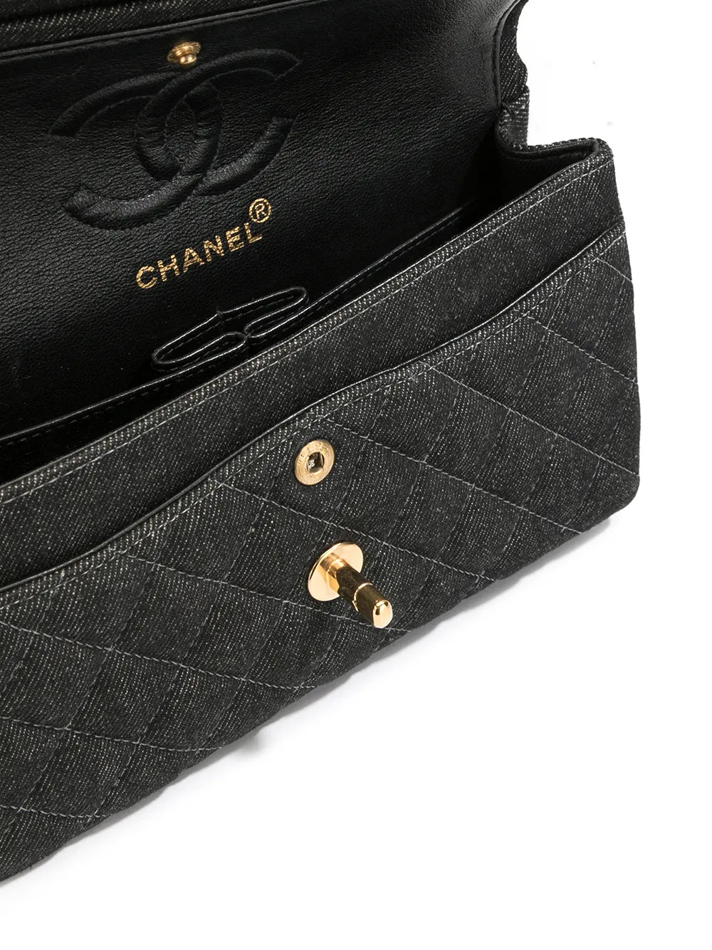 Chanel Pre Owned Double Flap Shoulder Bag