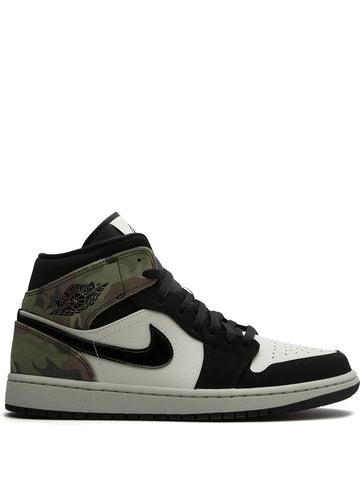 Air Jordan 1 Mid Camo Sneakers