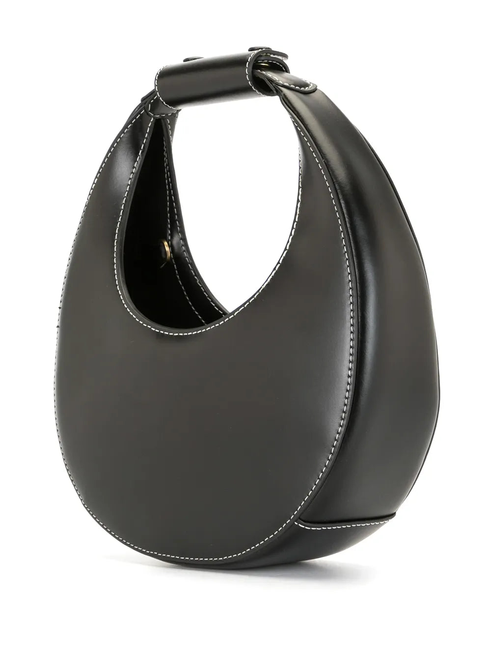 Staud Mini Moon Leather Shoulder Bag