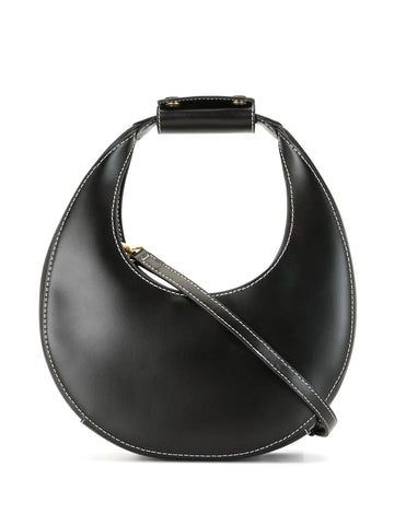 Staud Mini Moon Leather Shoulder Bag