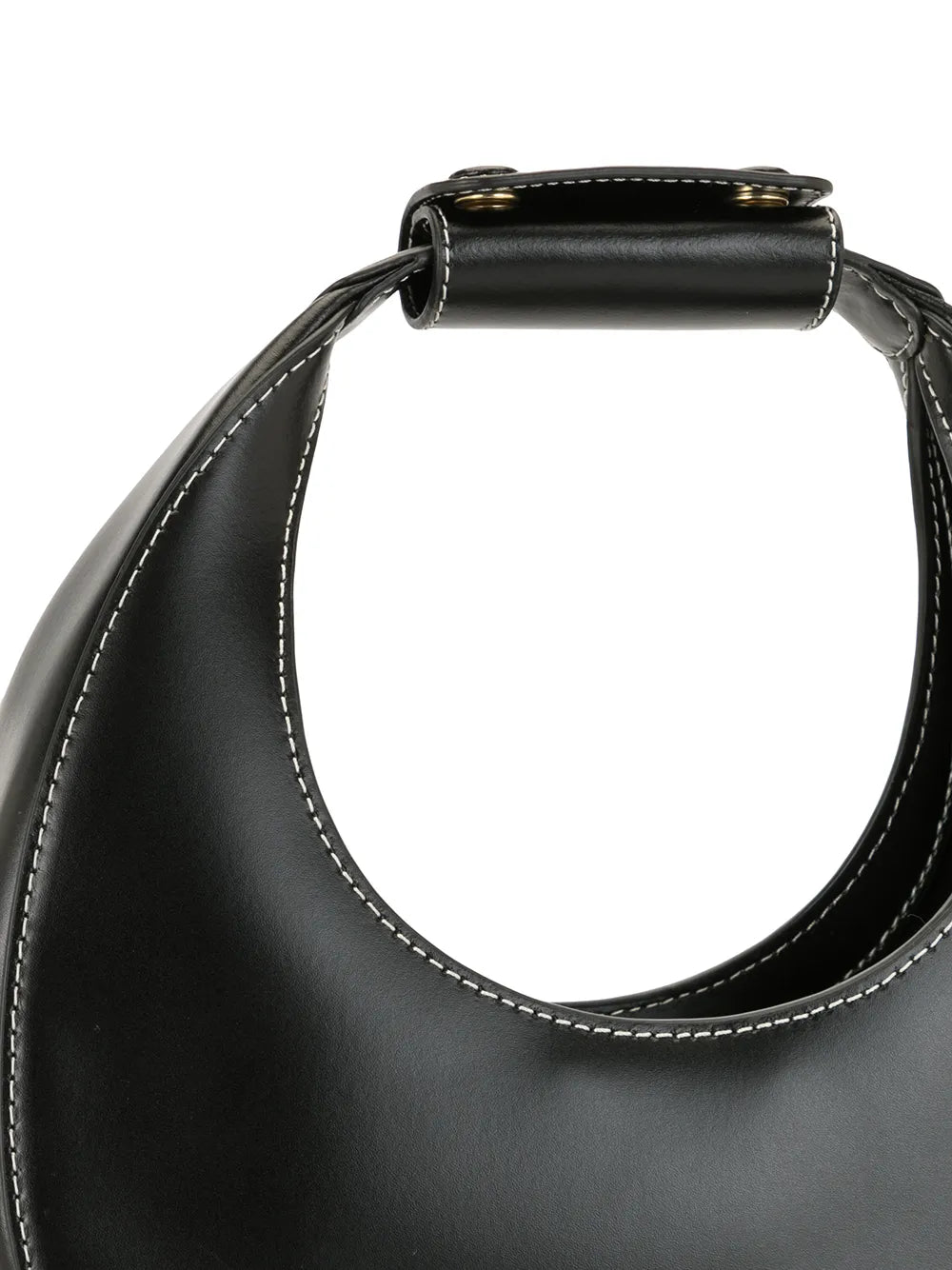 Staud Mini Moon Leather Shoulder Bag