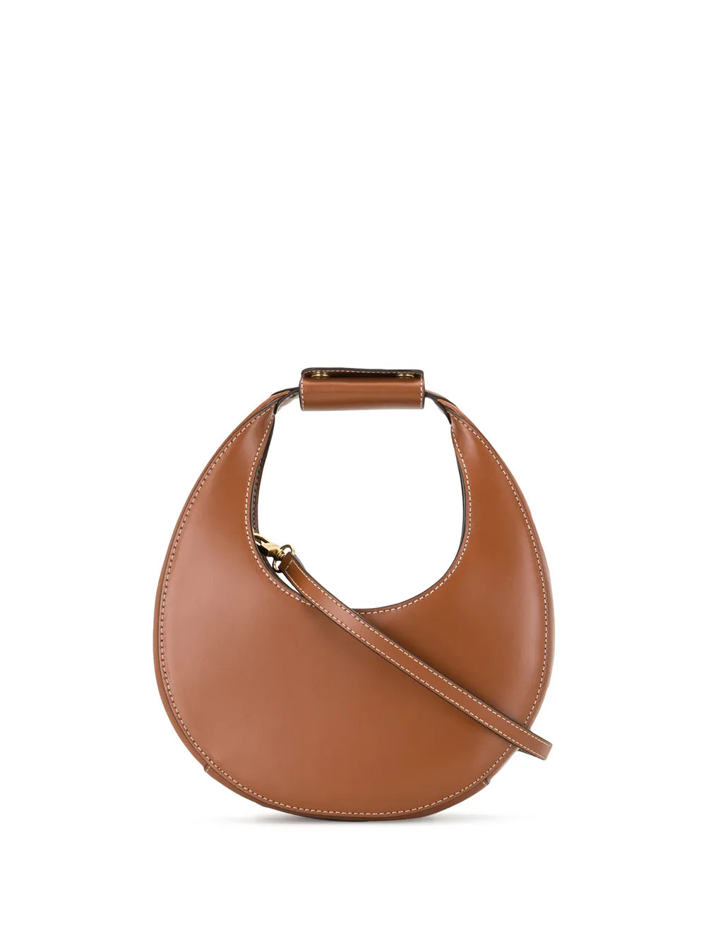 Staud Moon Small Leather Shoulder Bag