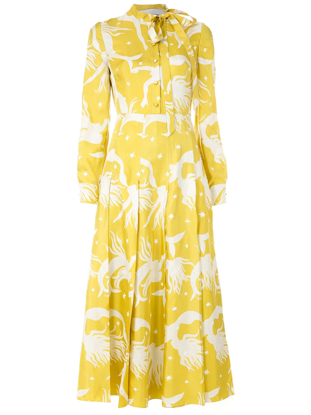 Valentino Garavani Printed Silk Twill Dress