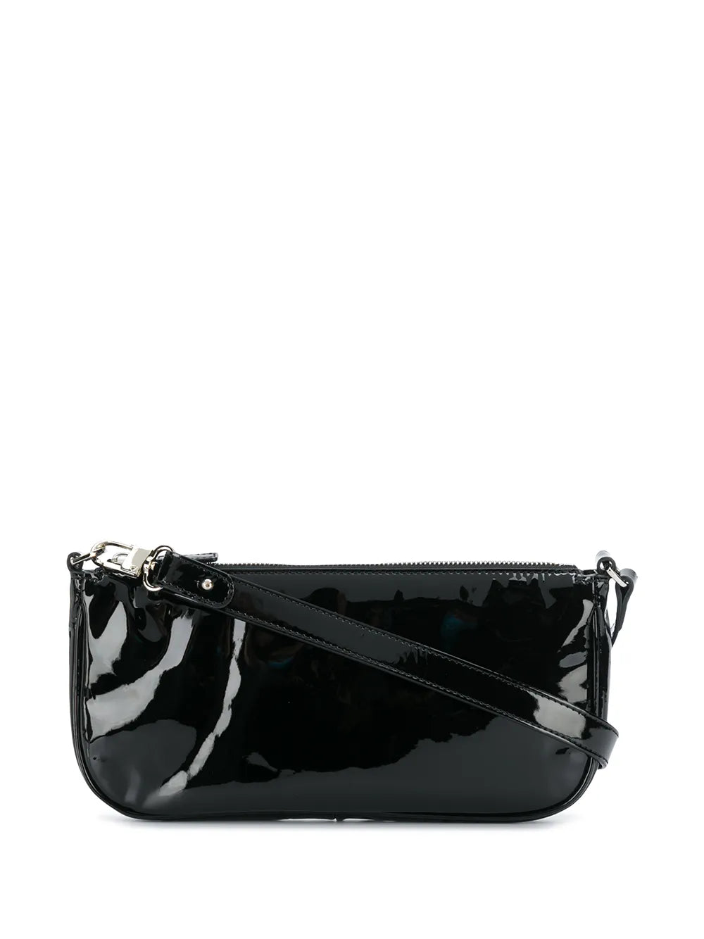 By Far Black Patent Shoulder Bag