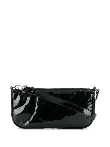By Far Black Patent Shoulder Bag