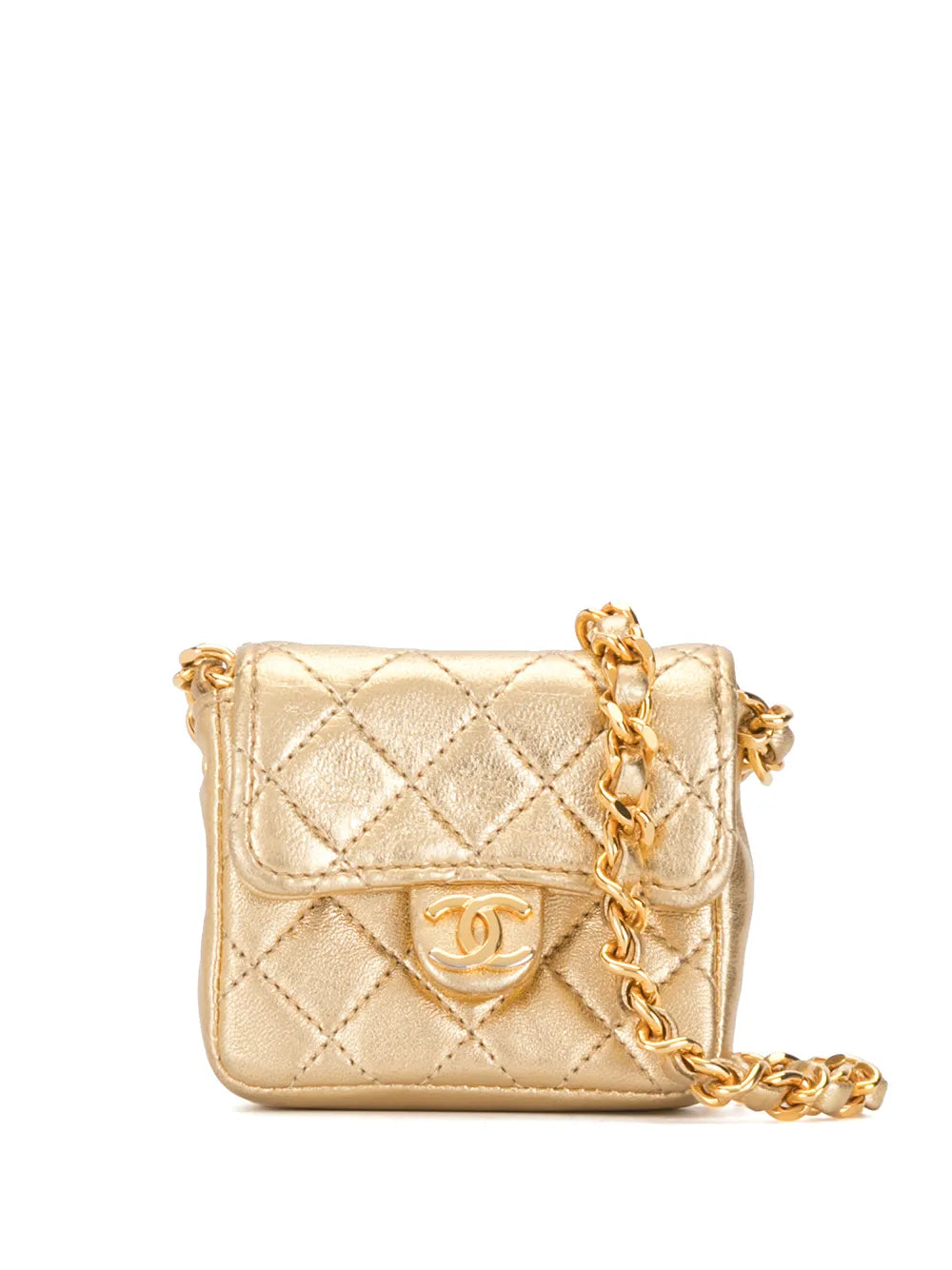 Chanel Pre Owned 1990S Diamond Quilted Mini Shoulder Bag