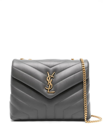 Saint Laurent Loulou Logo Plaque Shoulder Bag