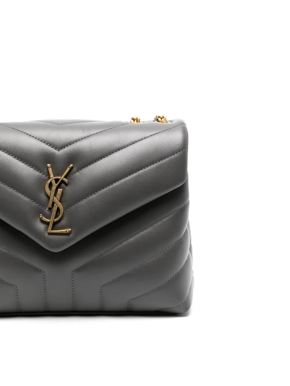 Saint Laurent Loulou Logo Plaque Shoulder Bag