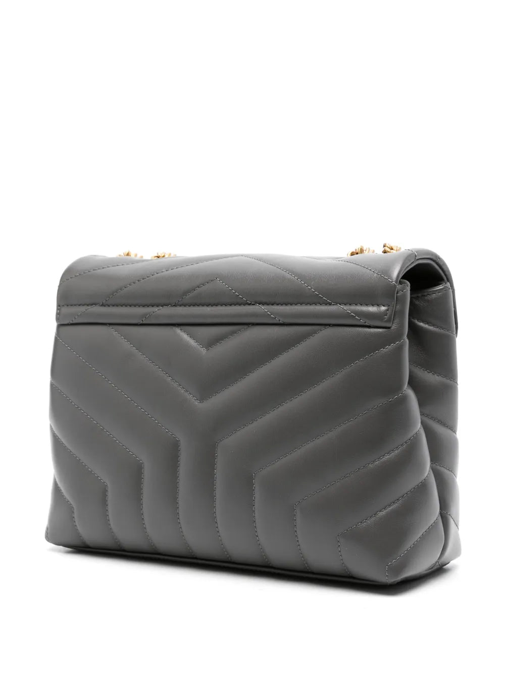 Saint Laurent Loulou Logo Plaque Shoulder Bag