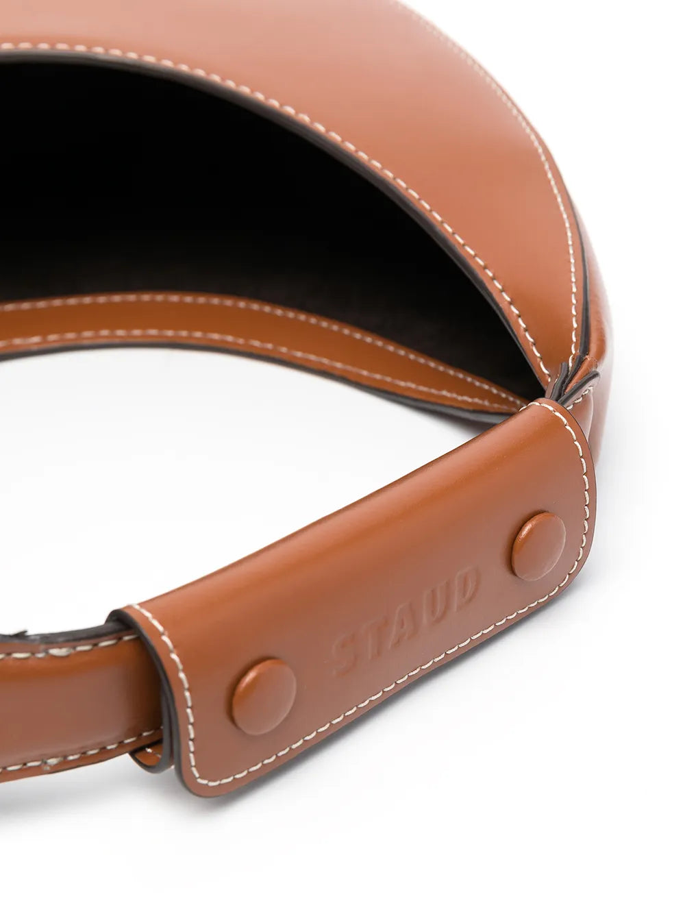 Staud Moon Leather Shoulder Bag