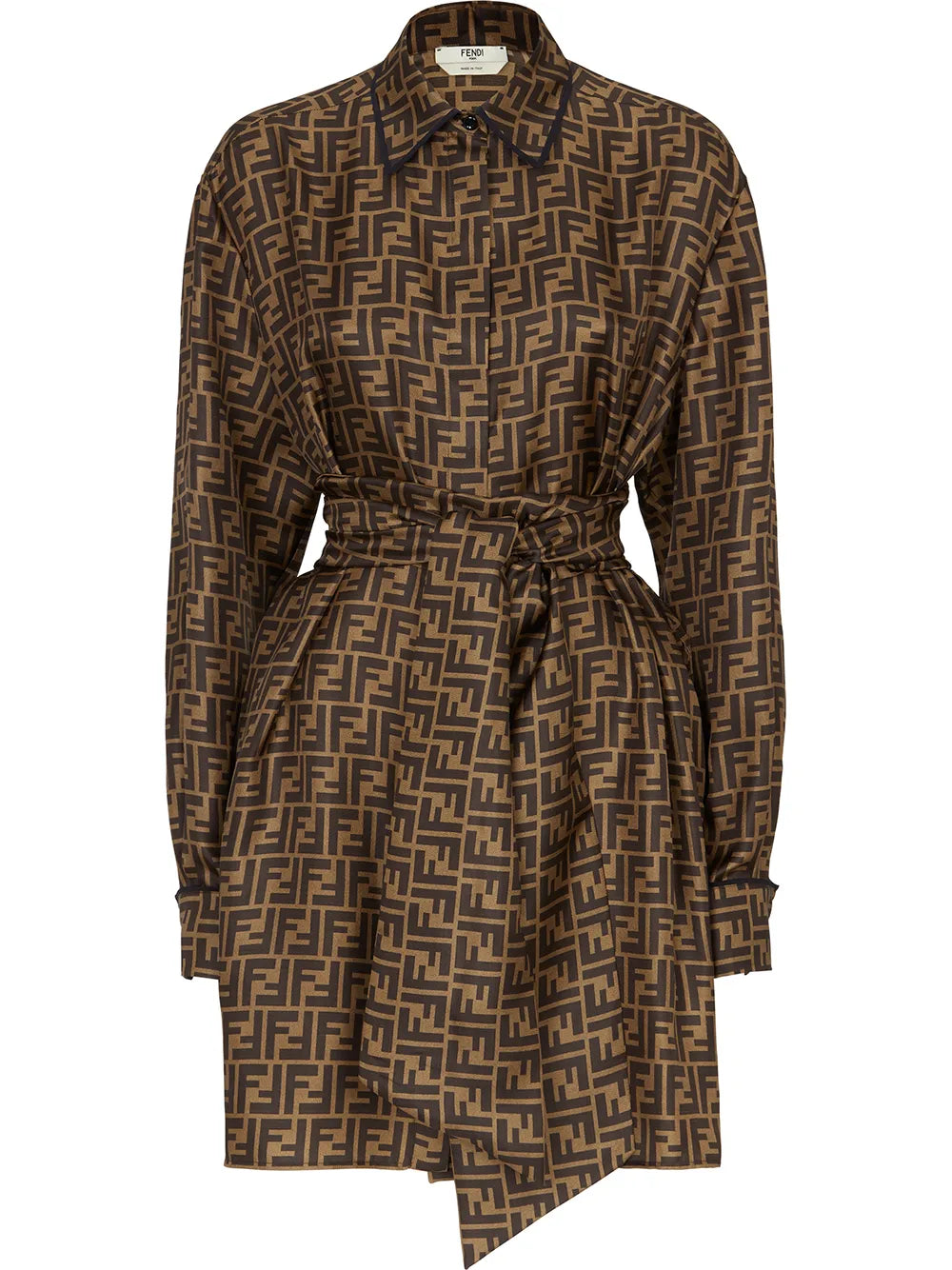 Fendi Ff Print Shirtdress