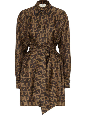 Fendi Ff Print Shirtdress