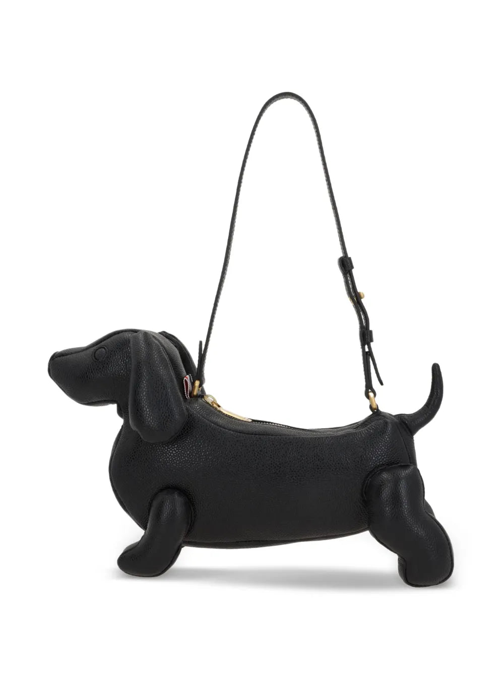 Thom Browne Hector Pebbled Leather Shoulder Bag