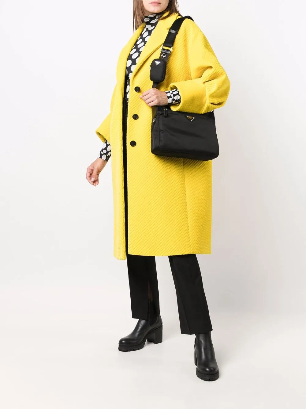 Prada Triangle Logo Shoulder Bag
