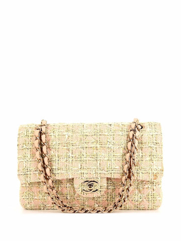 Chanel Pre Owned 2006 Tweed Cc Logo Shoulder Bag