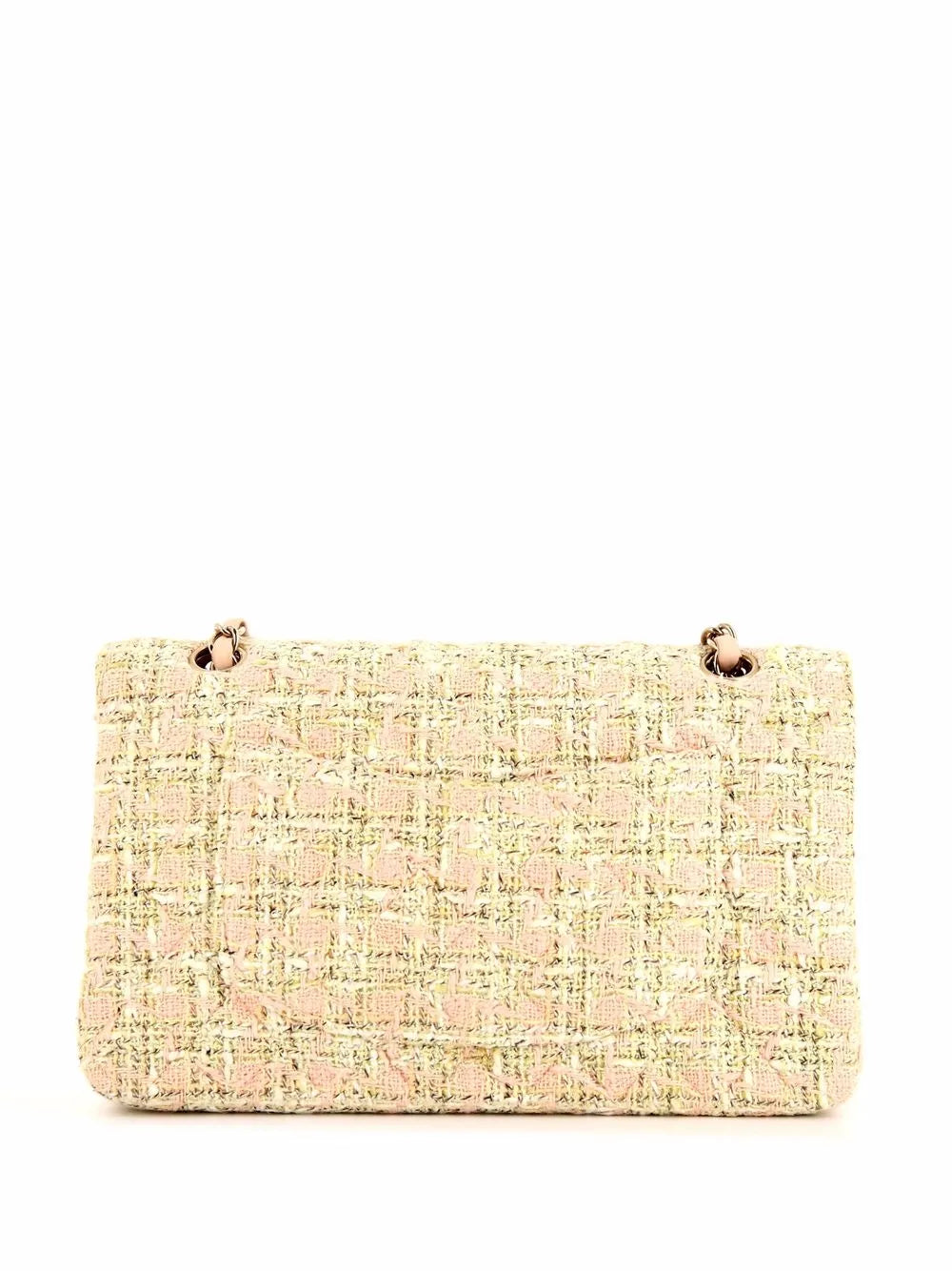 Chanel Pre Owned 2006 Tweed Cc Logo Shoulder Bag