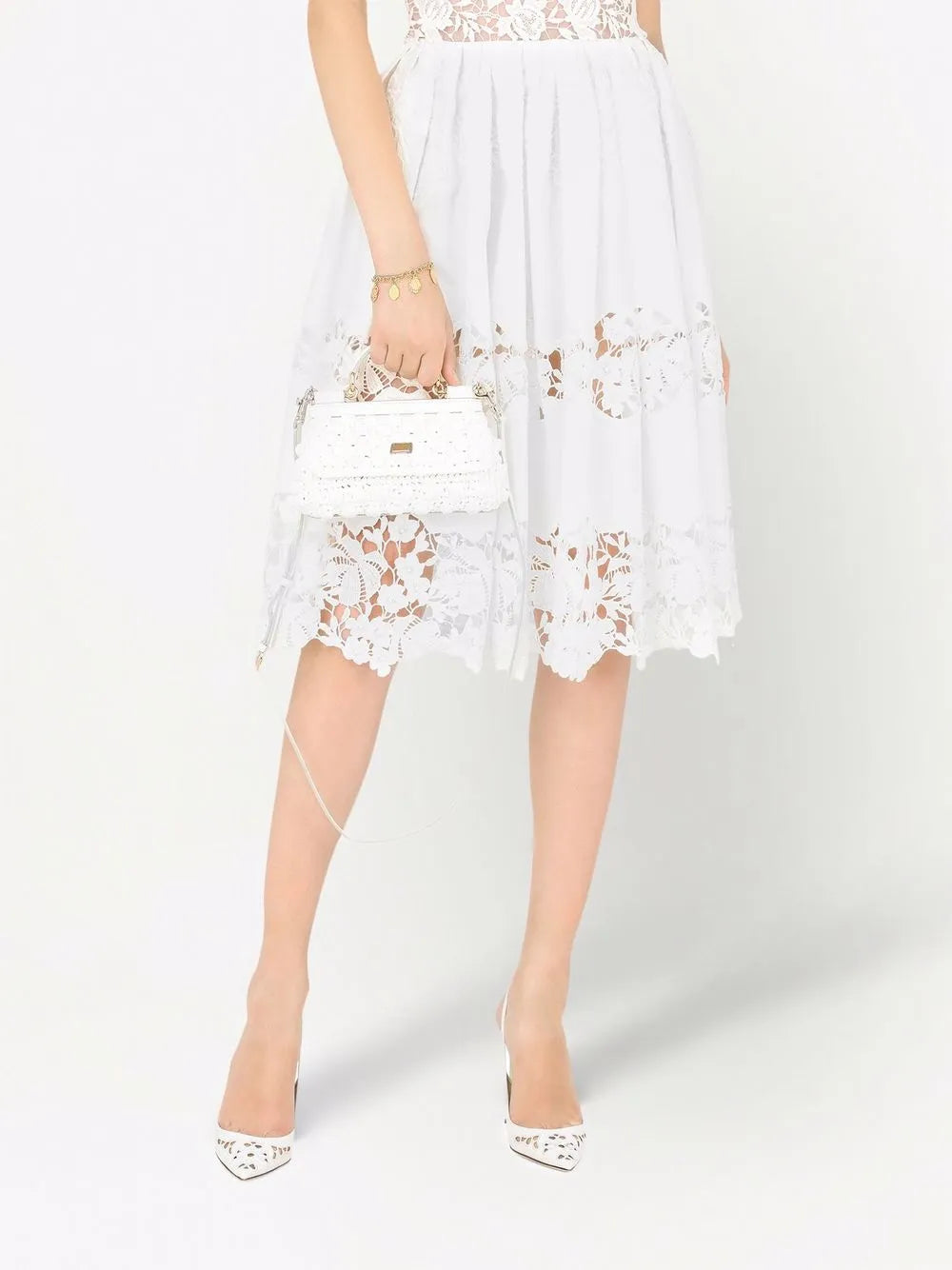 Dolce Gabbana Small Sicily Raffia Top Handle Bag