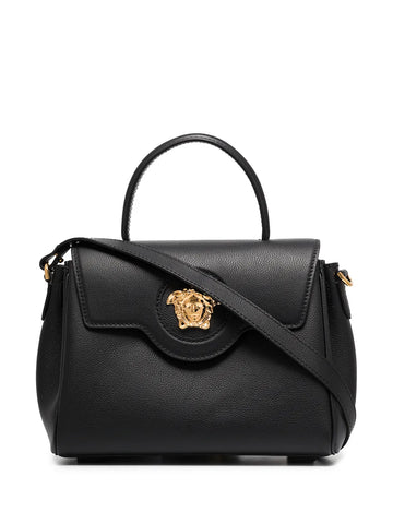 Versace La Medusa Leather Hand Bag