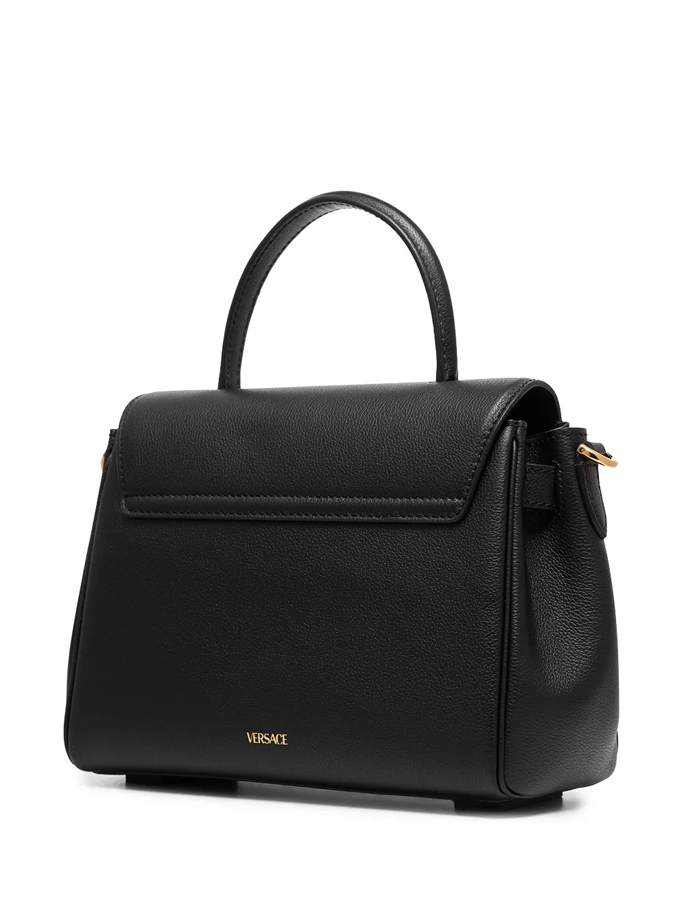 Versace La Medusa Leather Hand Bag